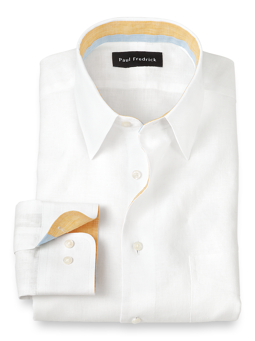 Paul fredrick white dress shirt deal online