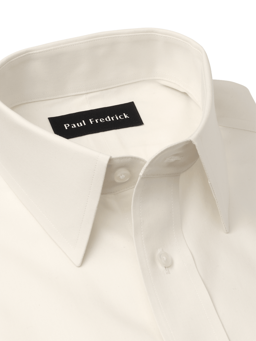 Alternate Image of Non-iron Cotton Pinpoint Solid Point Collar Dress Shirt-6