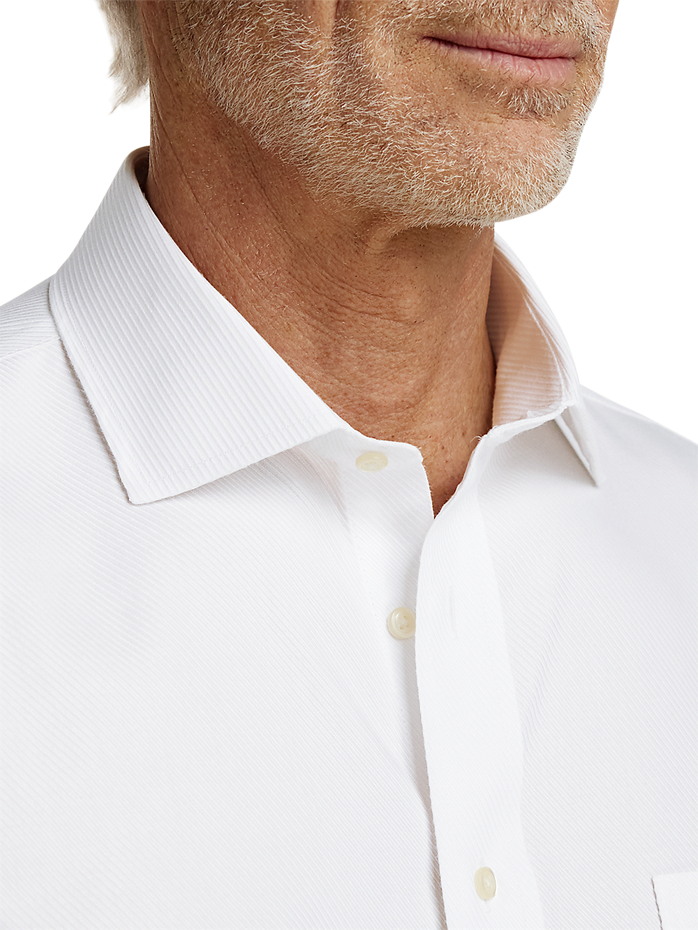 Alternate Image of Non-iron Cotton Twill Spread Collar Dress Shirt-2