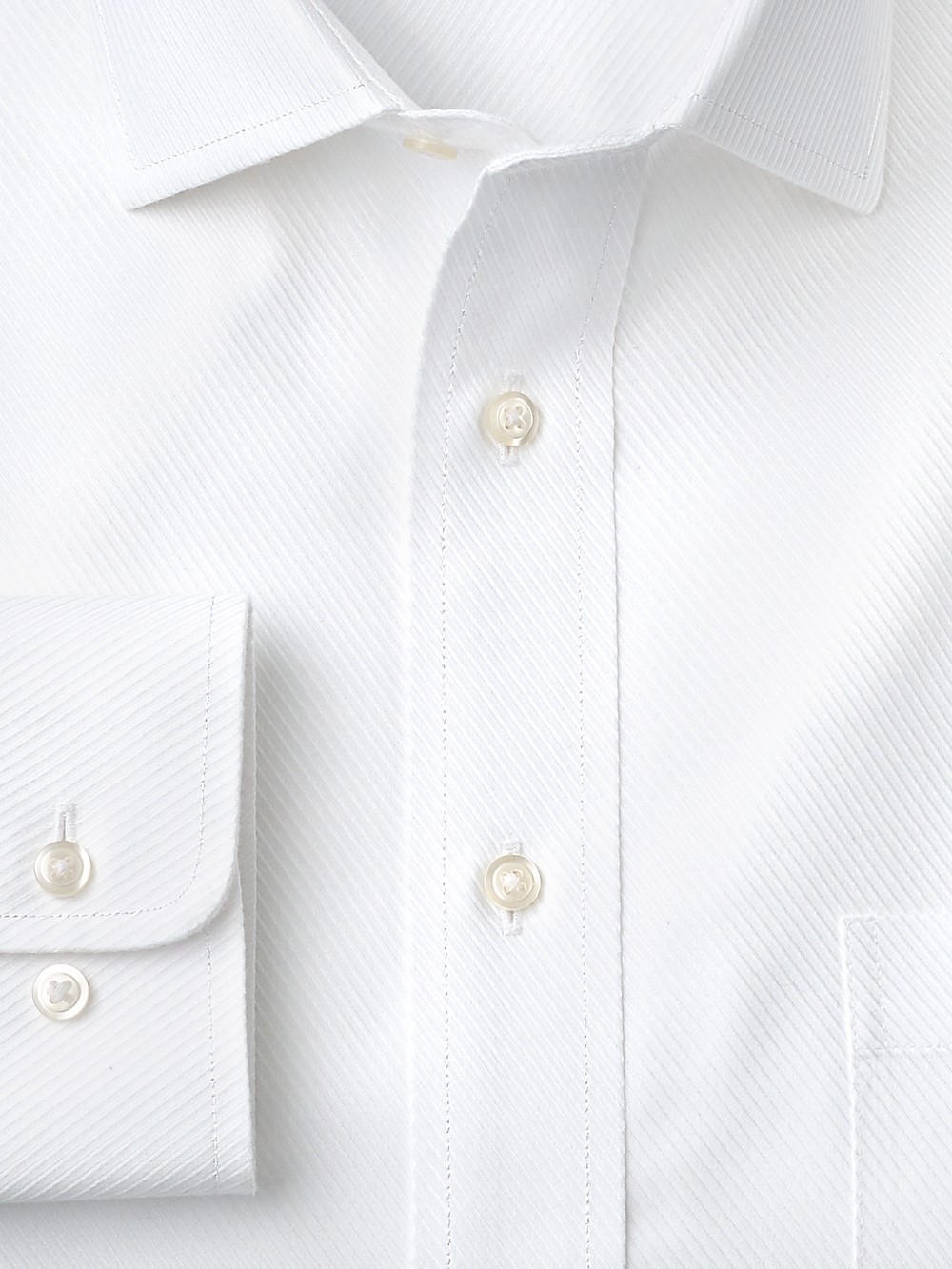 Alternate Image of Non-iron Cotton Twill Spread Collar Dress Shirt-5