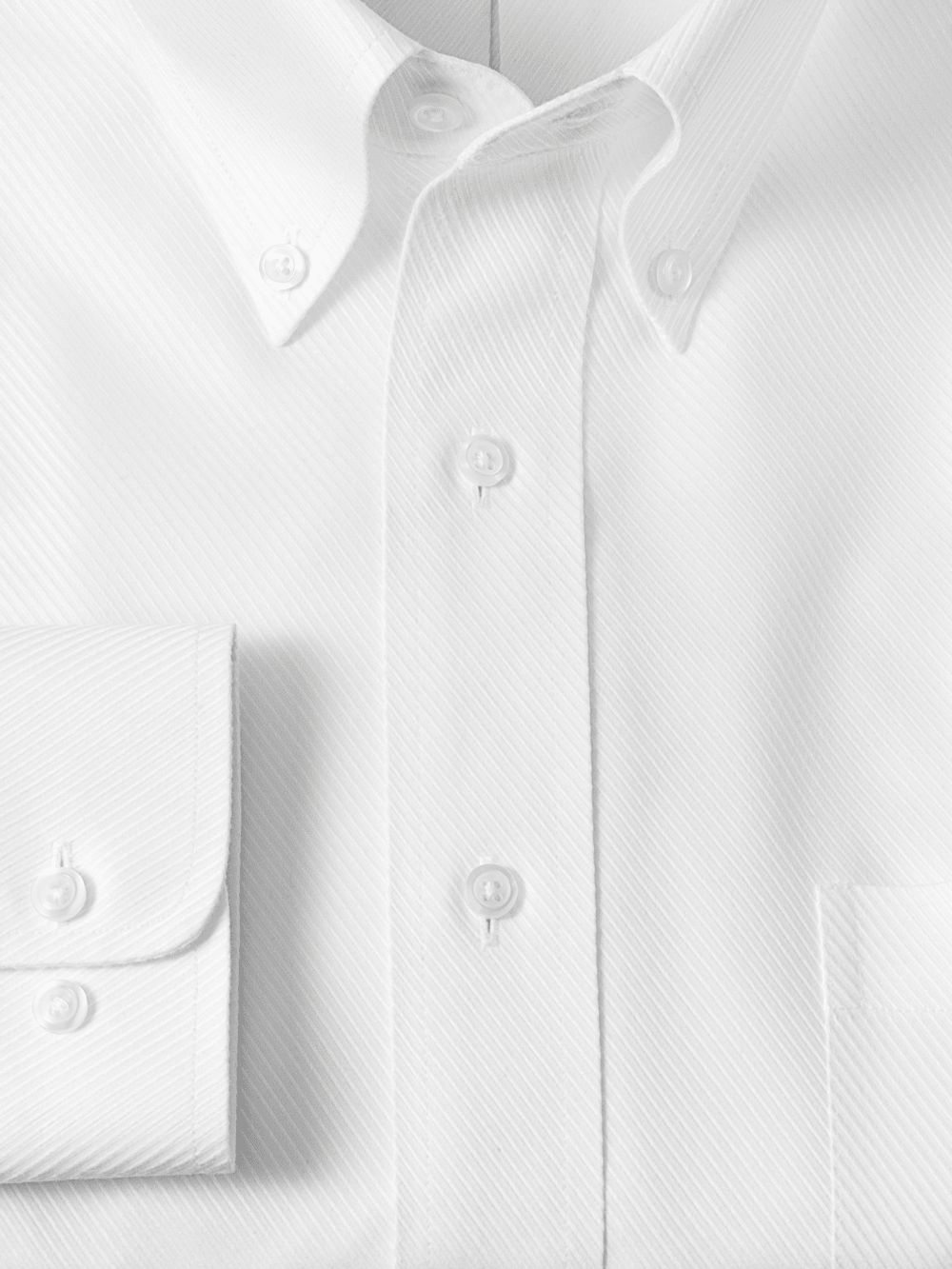 Alternate Image of Non-iron Cotton Twill Button Down Collar Dress Shirt-5