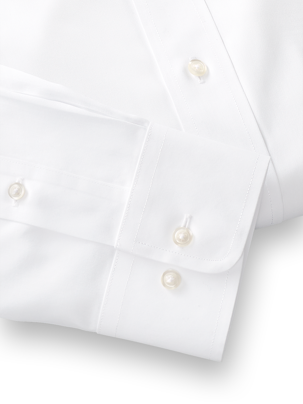 Alternate Image of Impeccable Non-iron Cotton Pinpoint Solid Color Spread Collar Dress Shirt-3