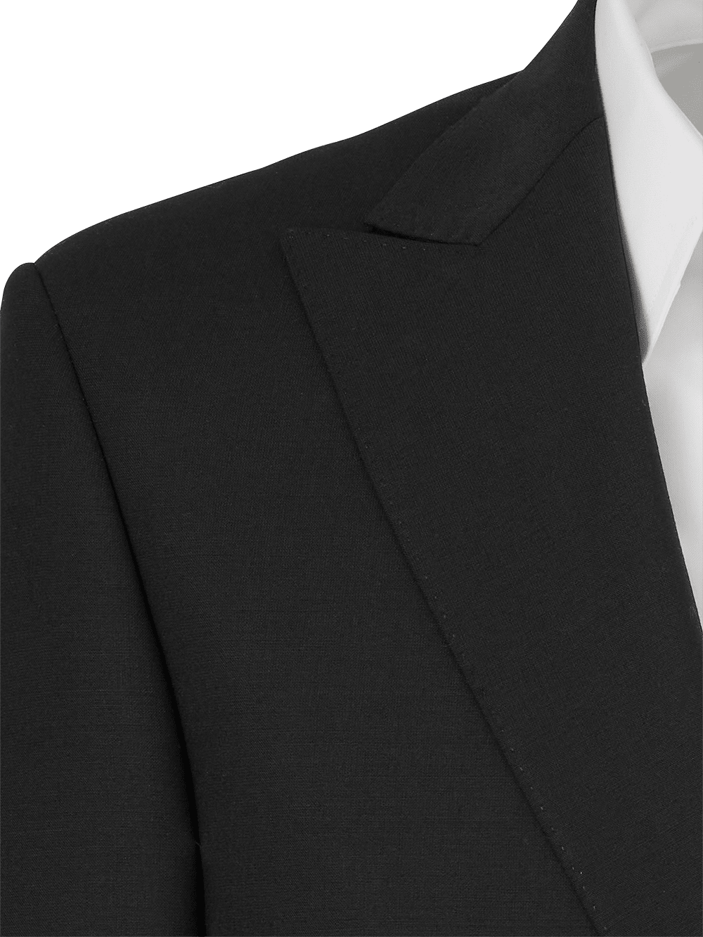 Alternate Image of Wool Stretch Bengaline Single Breasted Peak Lapel Suit-3