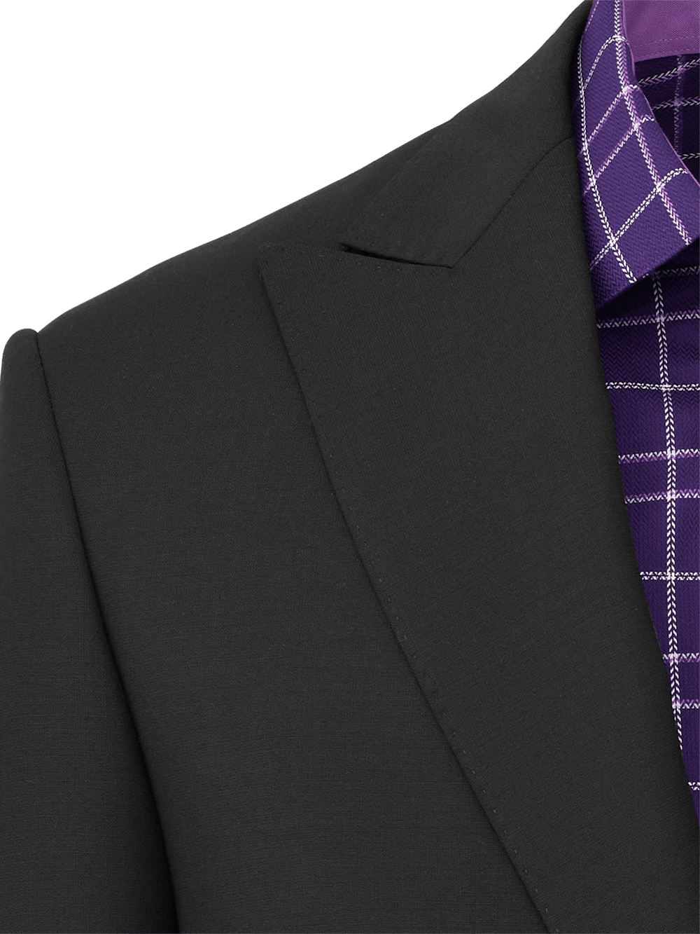 Alternate Image of Wool Stretch Bengaline Single Breasted Peak Lapel Suit-4