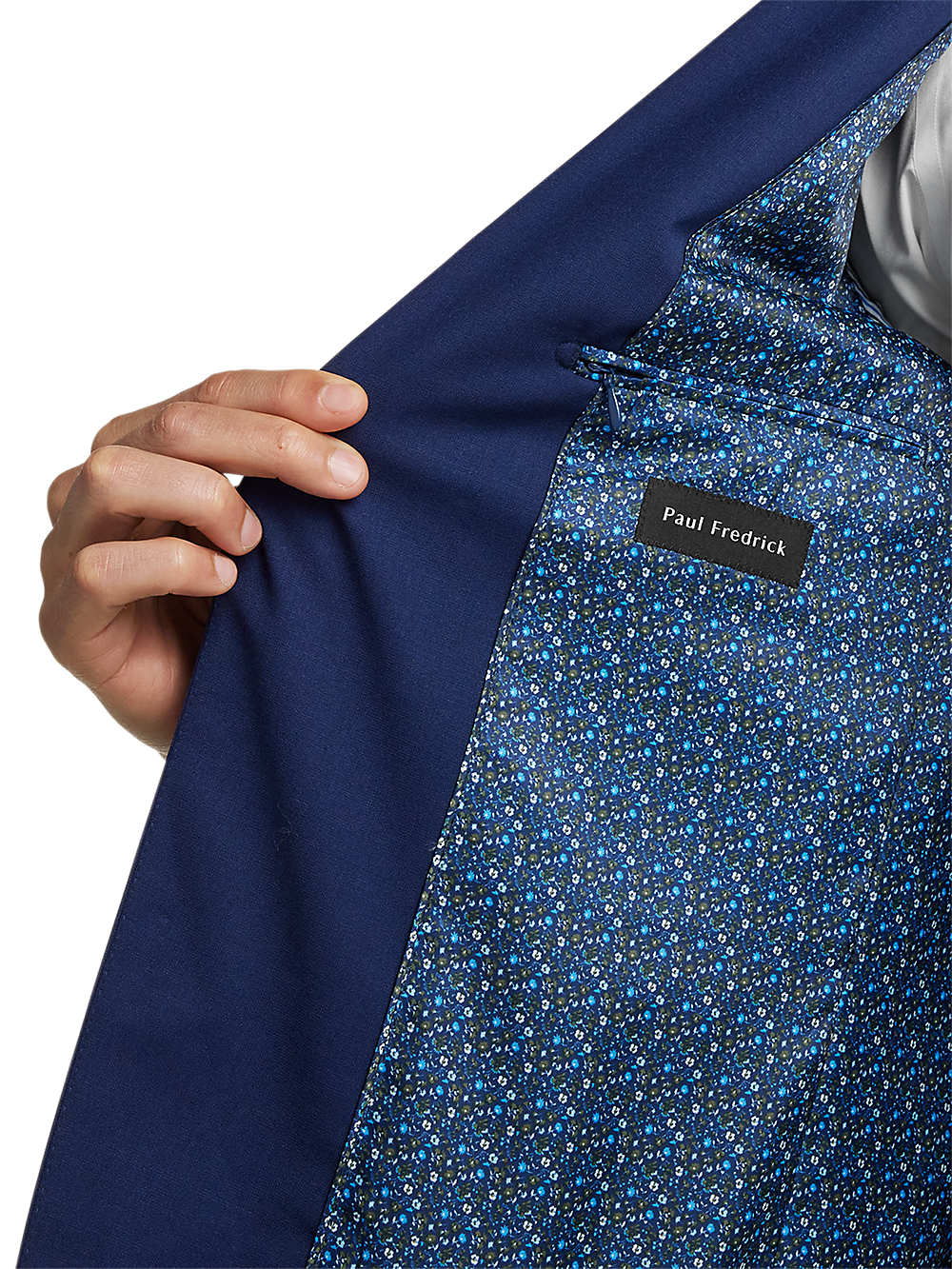 Alternate Image of Wool Stretch Bengaline Single Breasted Peak Lapel Suit-3