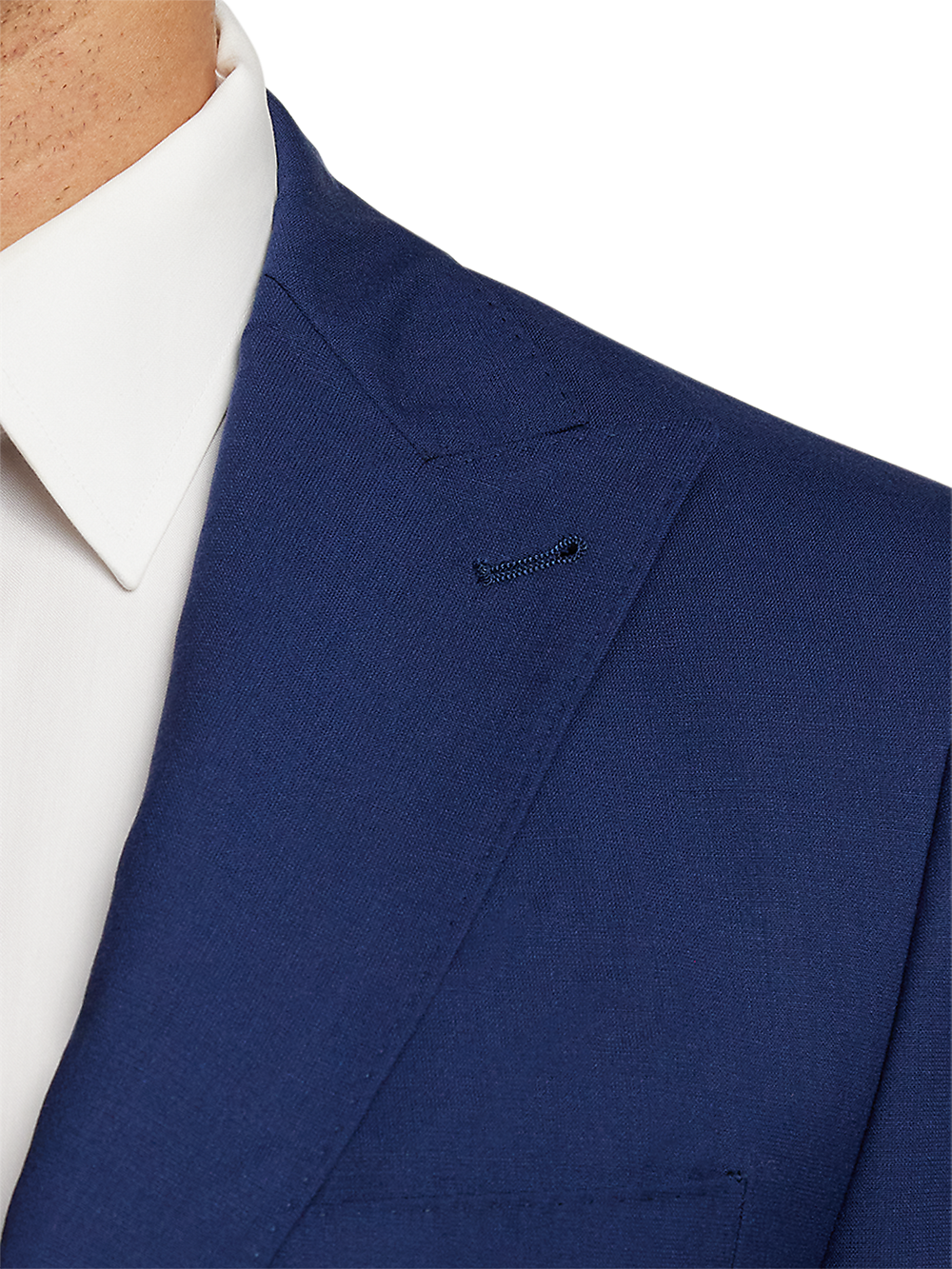 Alternate Image of Wool Stretch Bengaline Single Breasted Peak Lapel Suit-5