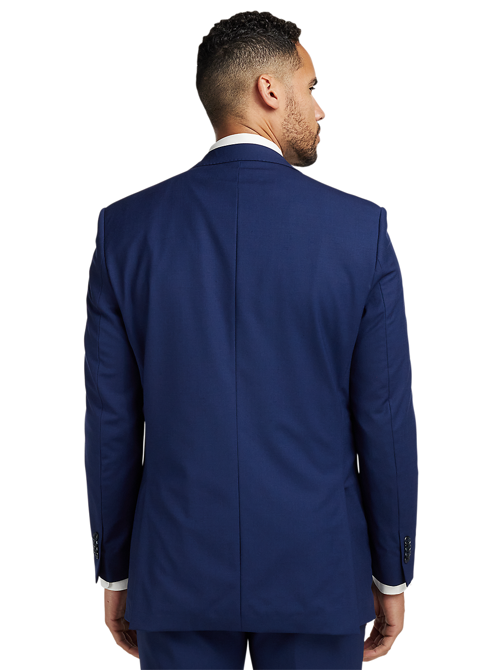 Alternate Image of Wool Stretch Bengaline Single Breasted Peak Lapel Suit-6