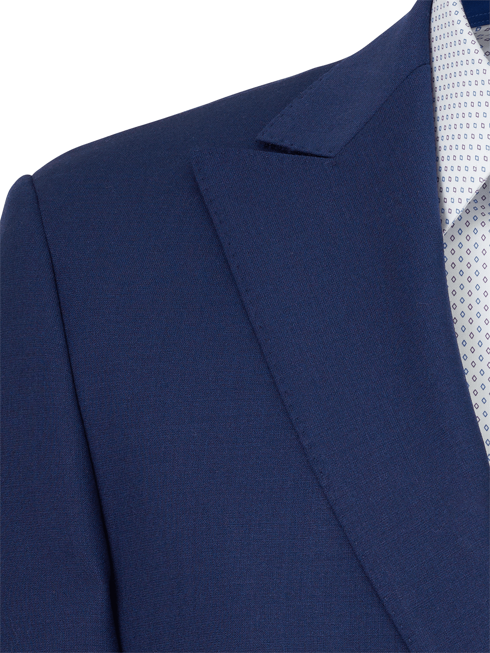 Alternate Image of Wool Stretch Bengaline Single Breasted Peak Lapel Suit-4