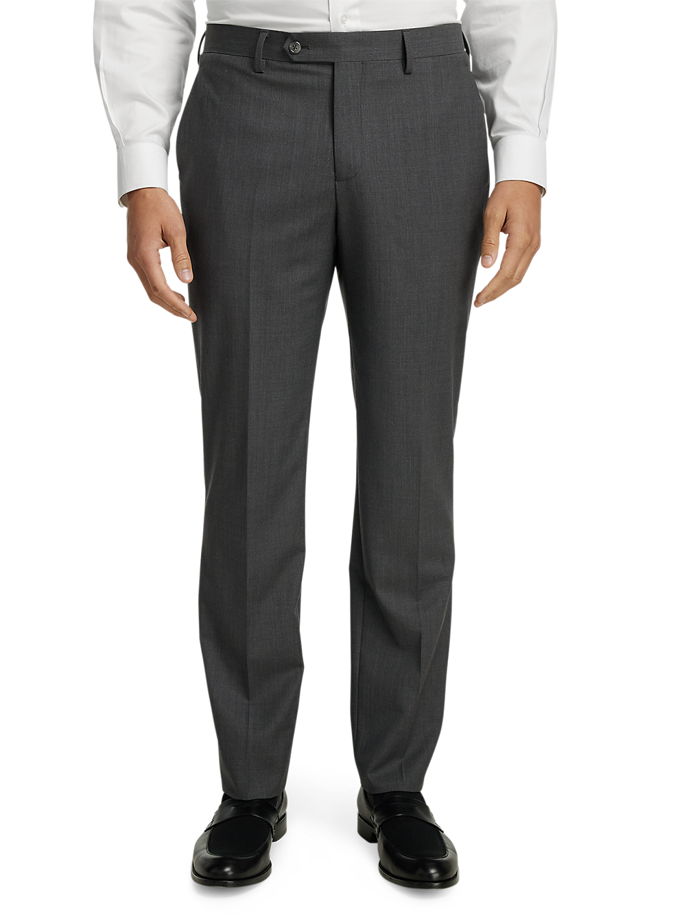 Alternate Image of Wool Stretch Bengaline Single Breasted Peak Lapel Suit-8