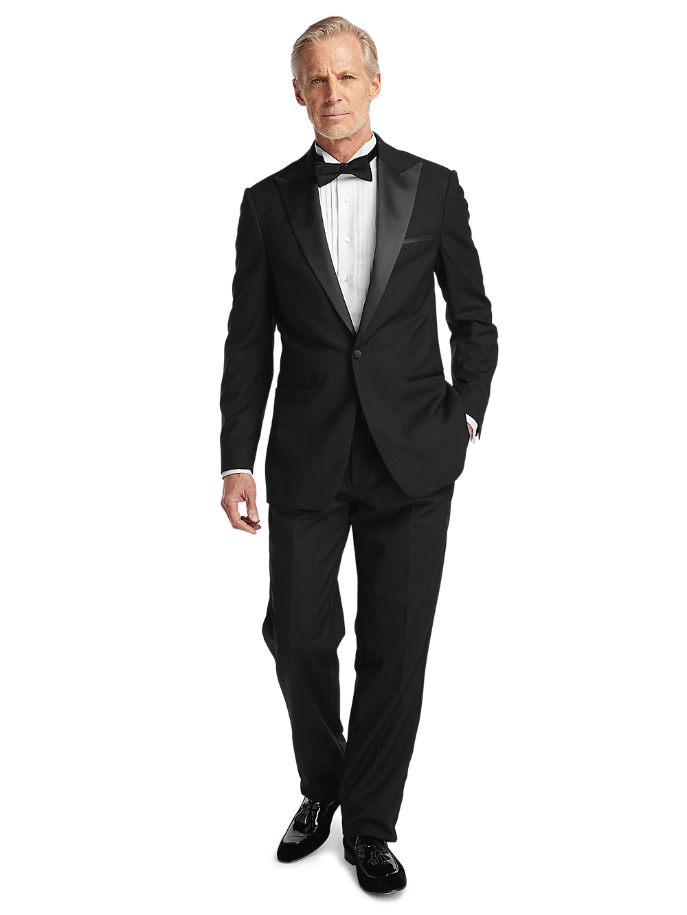 Alternate Image of Wool Stretch Peak Lapel Tuxedo-1