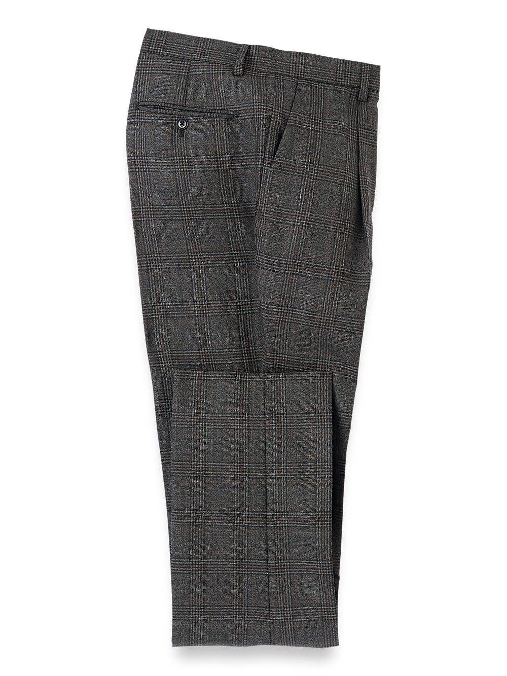 Alternate Image of Wool Plaid Double Breasted Peak Lapel Suit-8