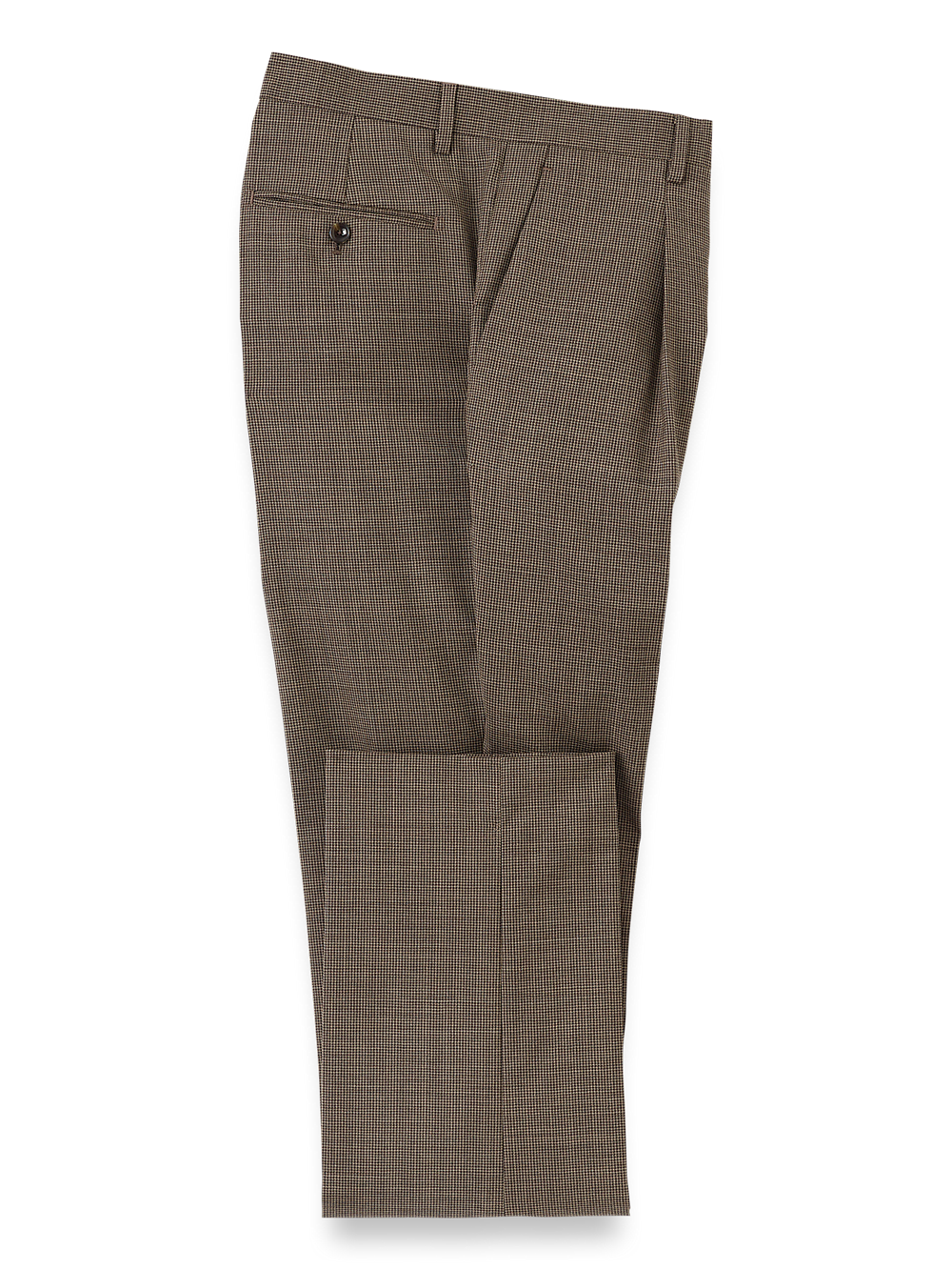 Alternate Image of Wool Stretch Micro Check Single Breasted Peak Lapel Suit-8