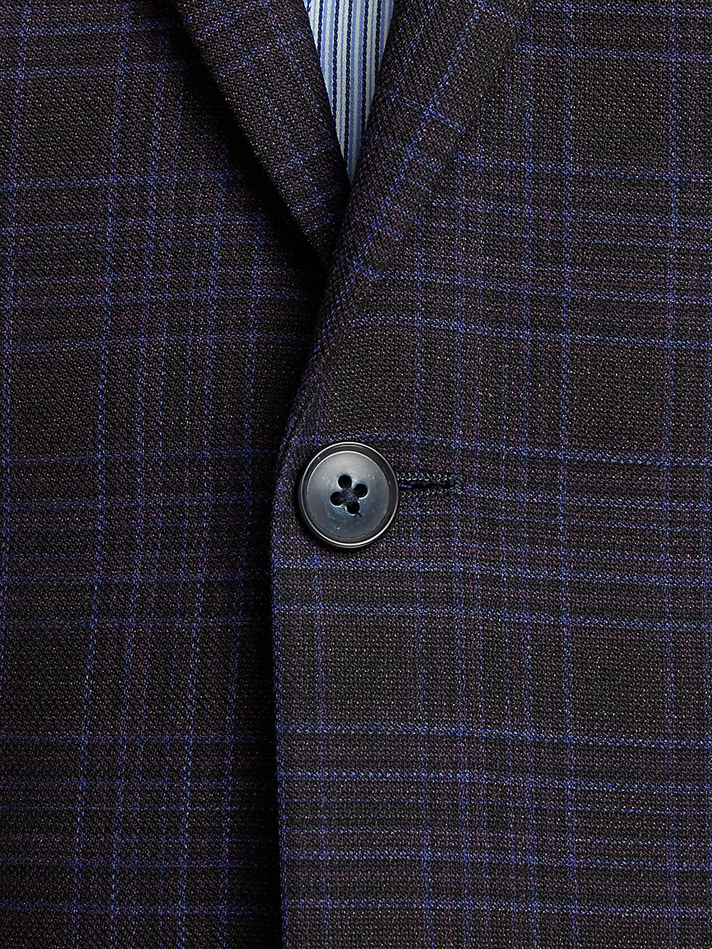 Alternate Image of Wool Stretch Plaid Single Breasted Notch Lapel Suit-4