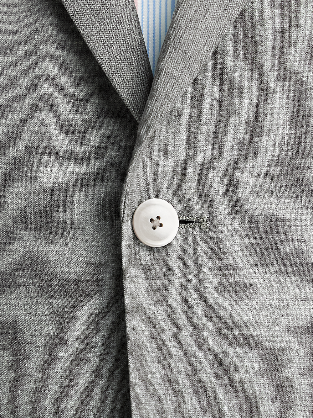 Alternate Image of Wool Stretch Bengaline Single Breasted Peak Lapel Suit-4