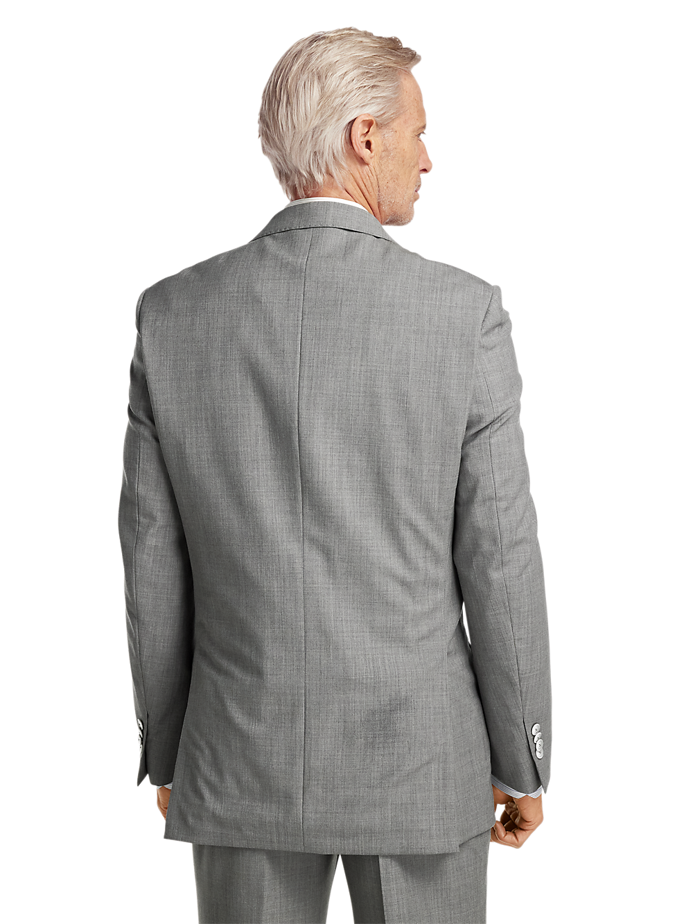 Alternate Image of Wool Stretch Bengaline Single Breasted Peak Lapel Suit-6