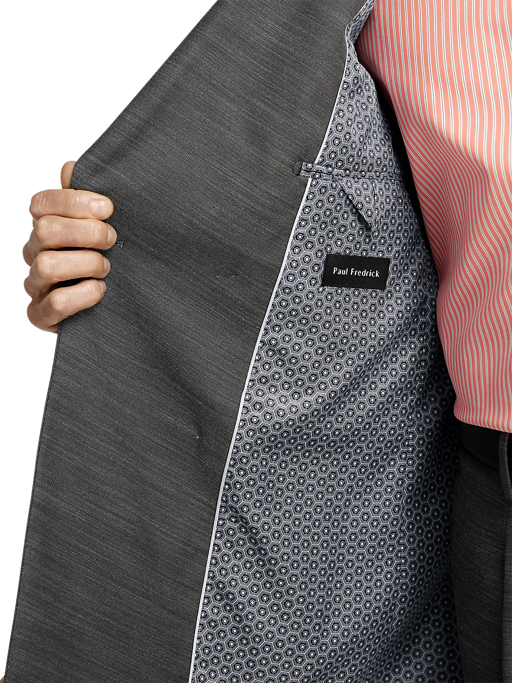 Alternate Image of Performance Blend Double Breasted Peak Lapel Suit-3