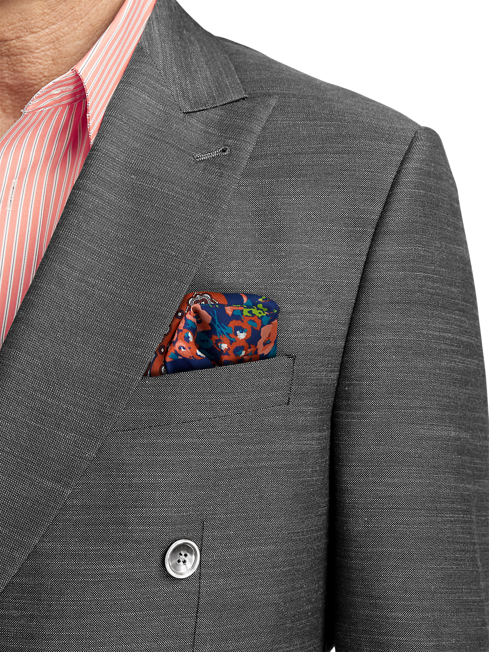 Alternate Image of Performance Blend Double Breasted Peak Lapel Suit-5