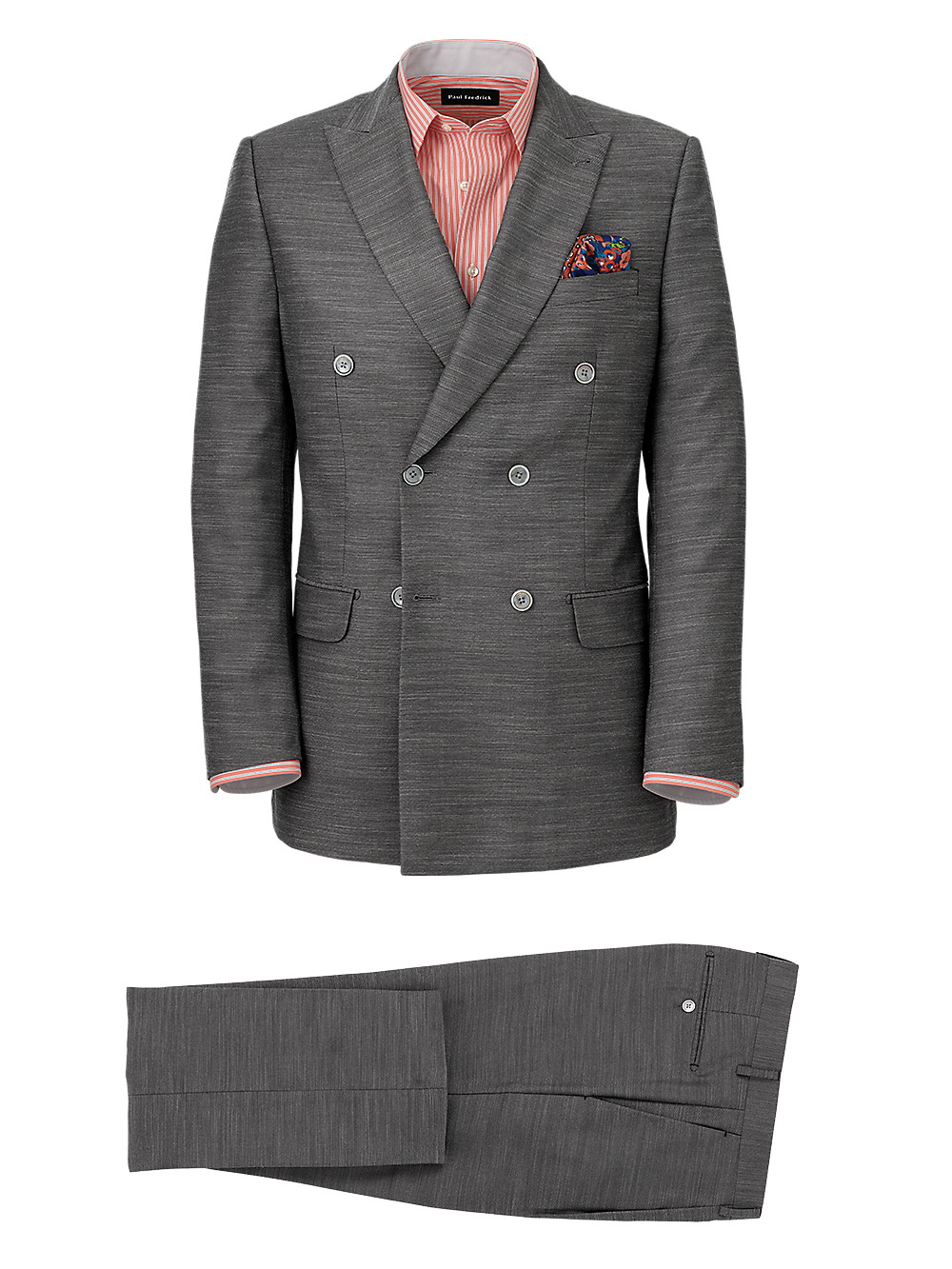 Product Image of Performance Blend Double Breasted Peak Lapel Suit-0