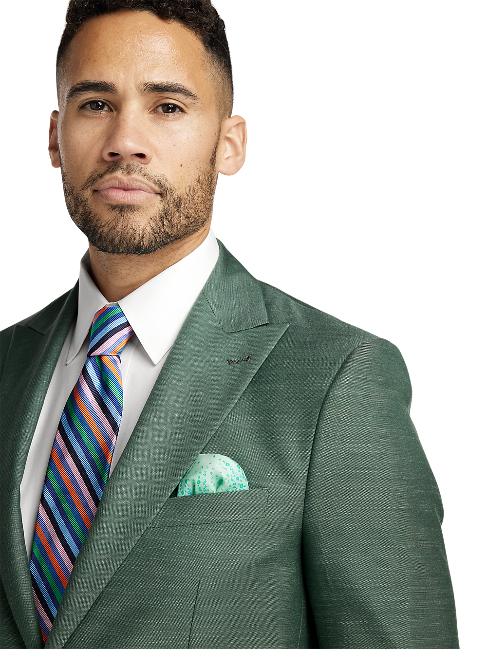 Alternate Image of Performance Blend Single Breasted Peak Lapel Suit-2