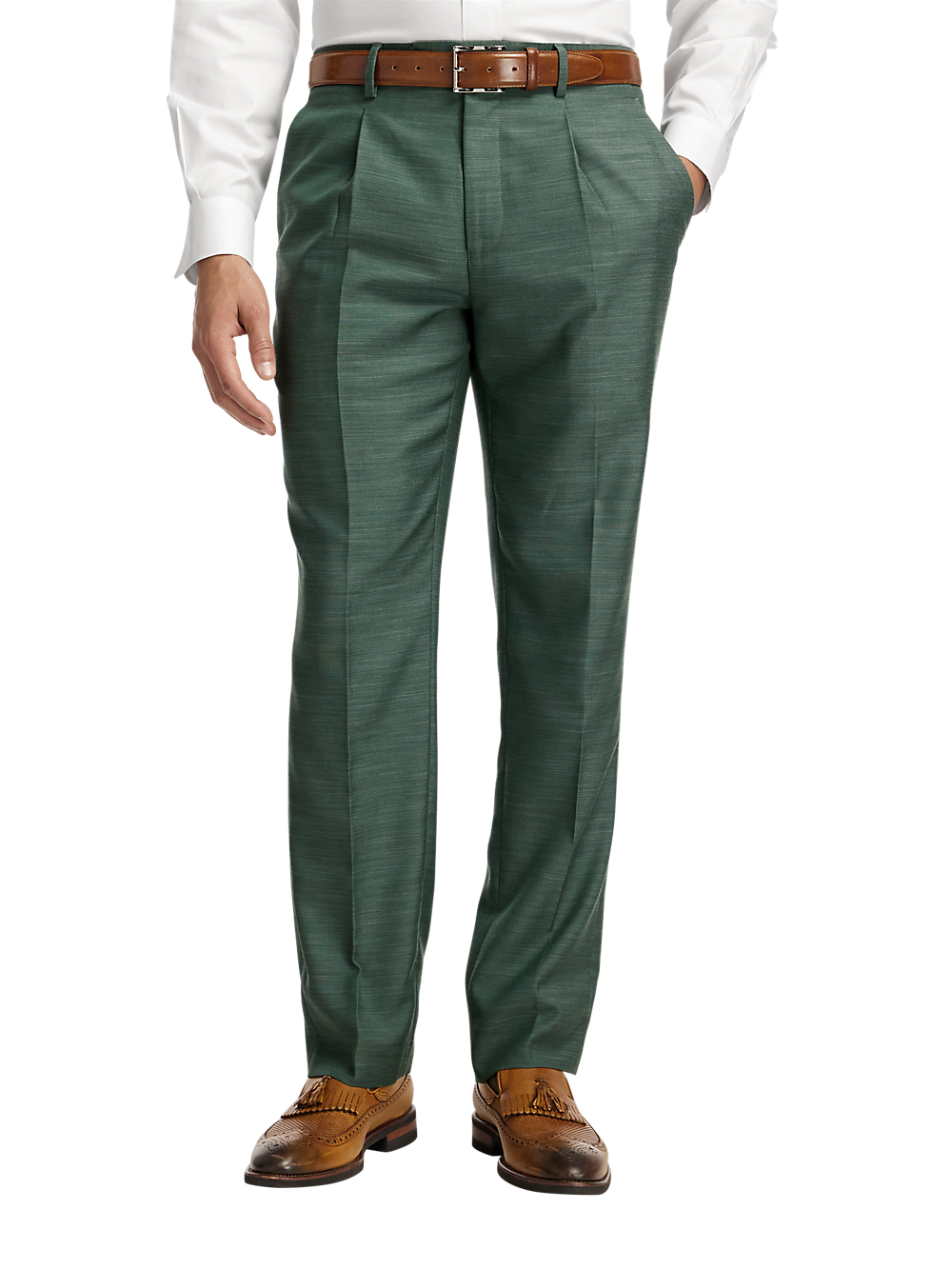 Alternate Image of Performance Blend Single Breasted Peak Lapel Suit-7