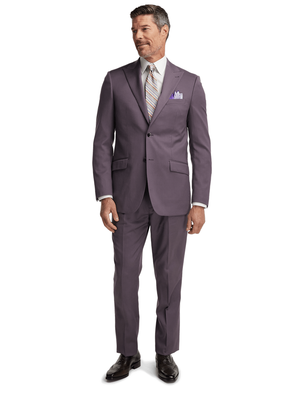 Alternate Image of Wool Stretch Peak Lapel Suit-1