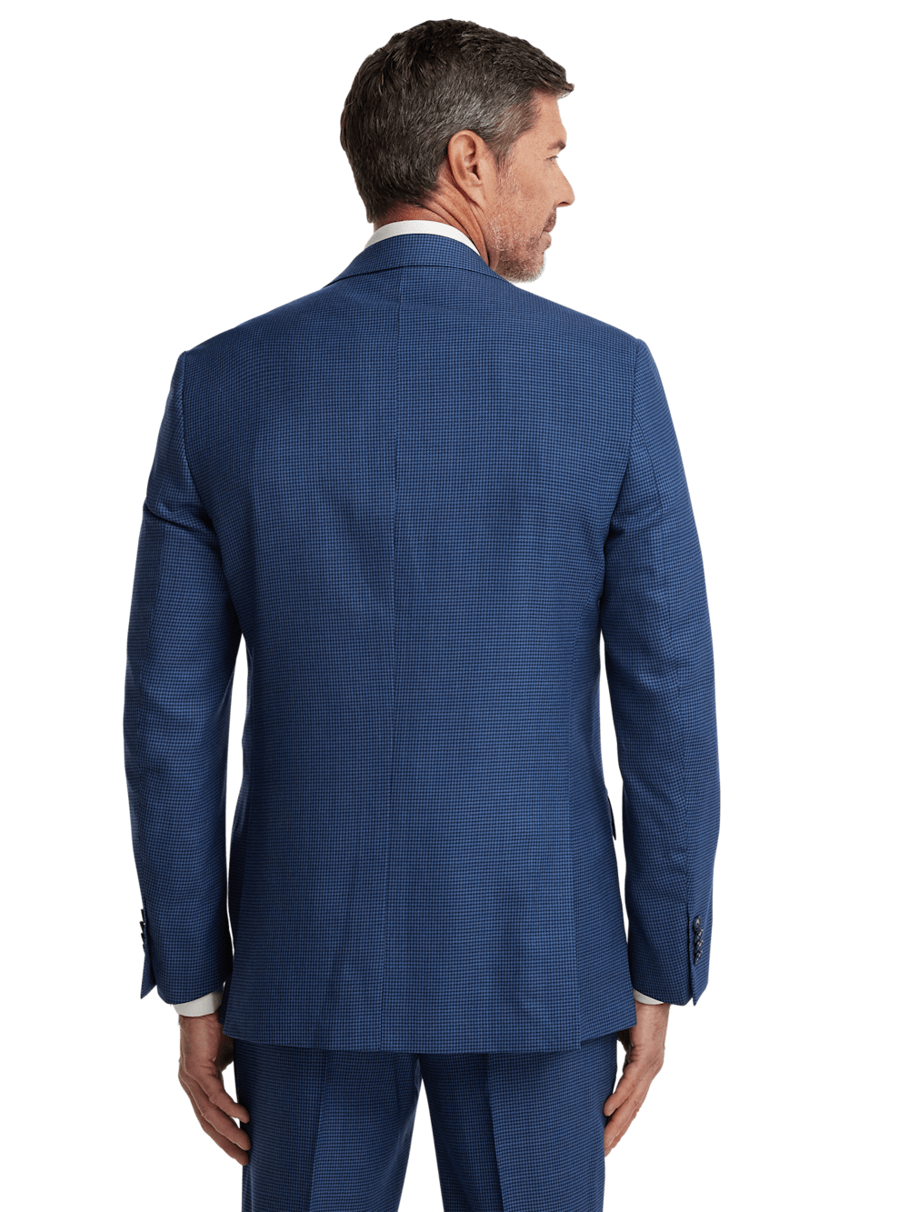 Alternate Image of Wool Houndstooth Single Breasted Peak Lapel Suit-6