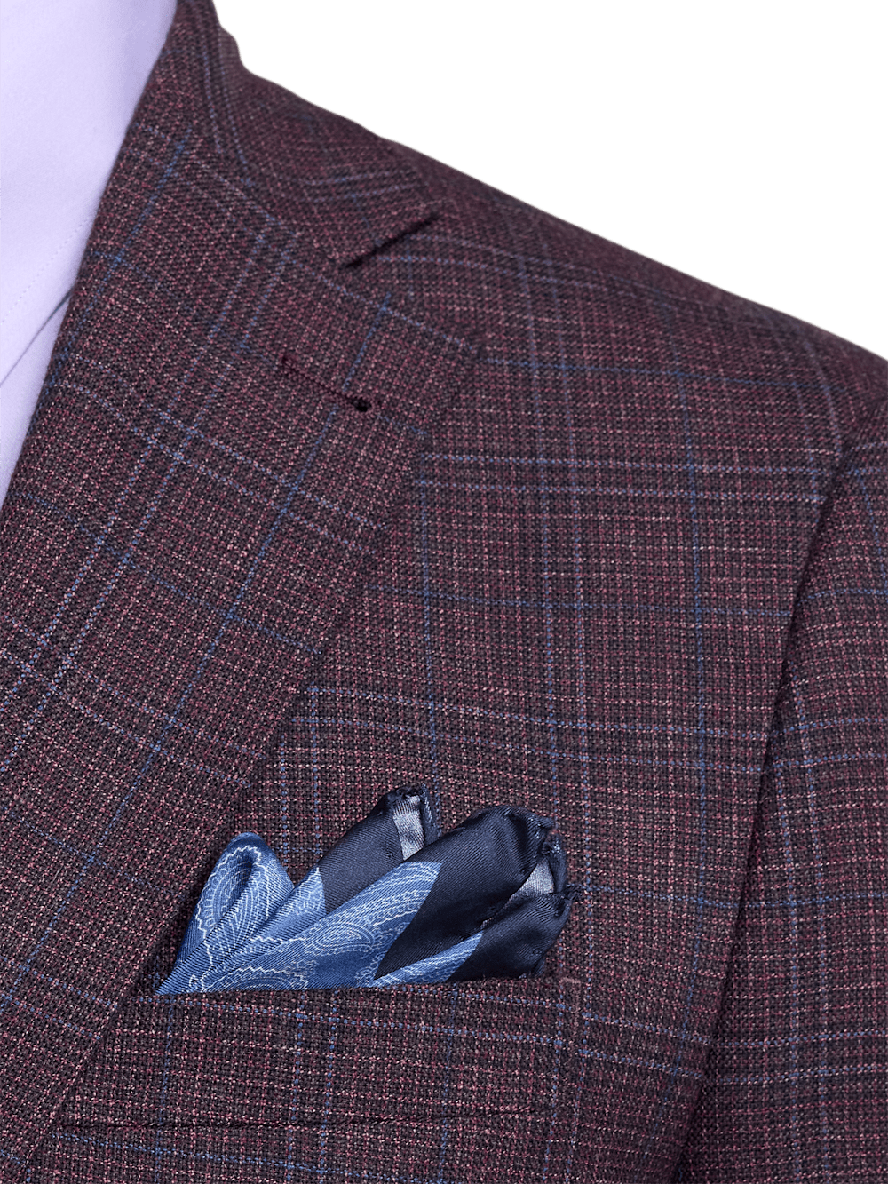 Alternate Image of Wool Plaid Single Breasted Notch Lapel Suit-5