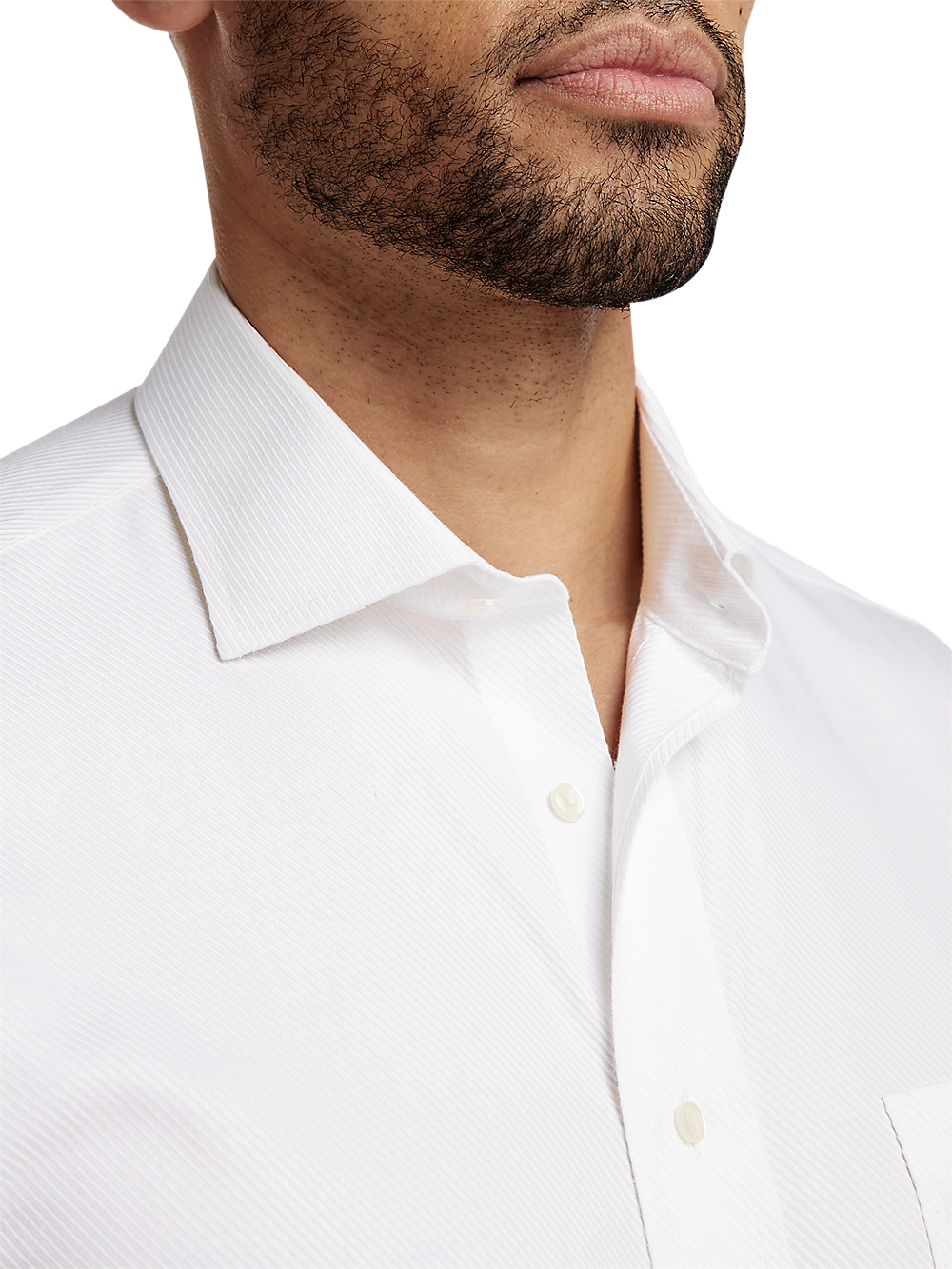 Alternate Image of Non-iron Cotton Twill Spread Collar French Cuff Dress Shirt-2