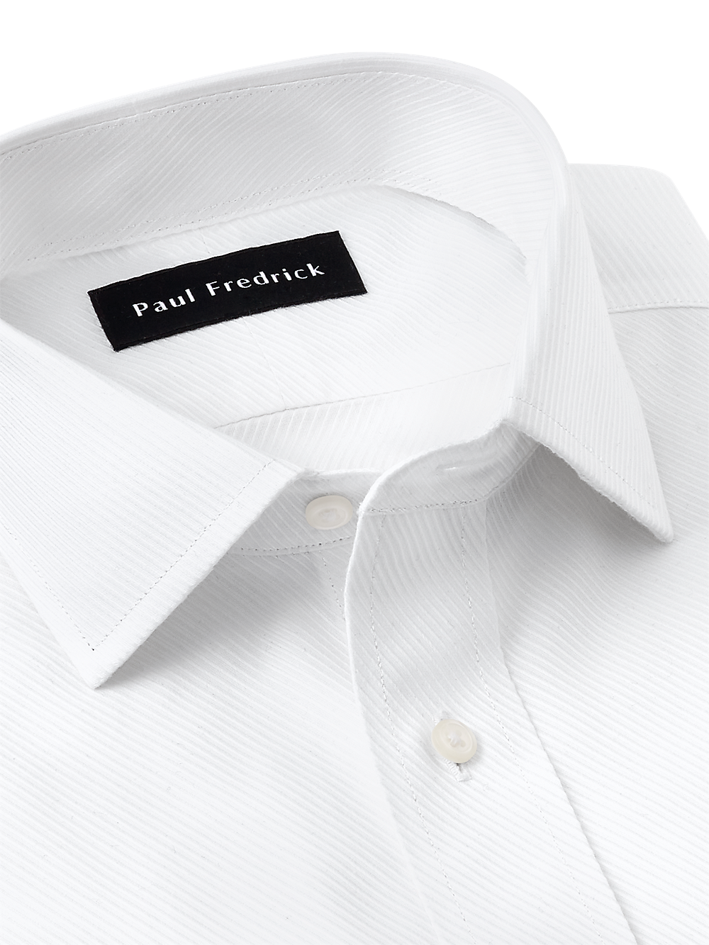 Alternate Image of Non-iron Cotton Twill Spread Collar French Cuff Dress Shirt-6