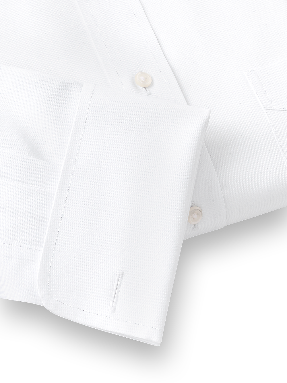 Alternate Image of Impeccable Non-iron Cotton Pinpoint Straight Collar French Cuff Dress Shirt-4