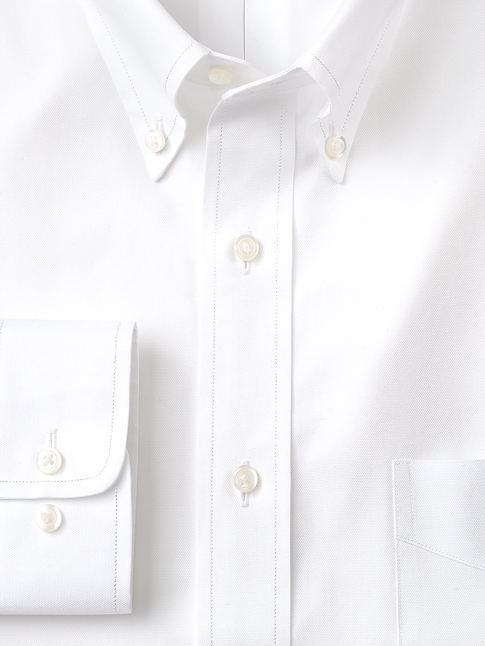 Alternate Image of Slim Fit Superfine Egyptian Cotton Solid Color Button Down Collar Dress Shirt-1