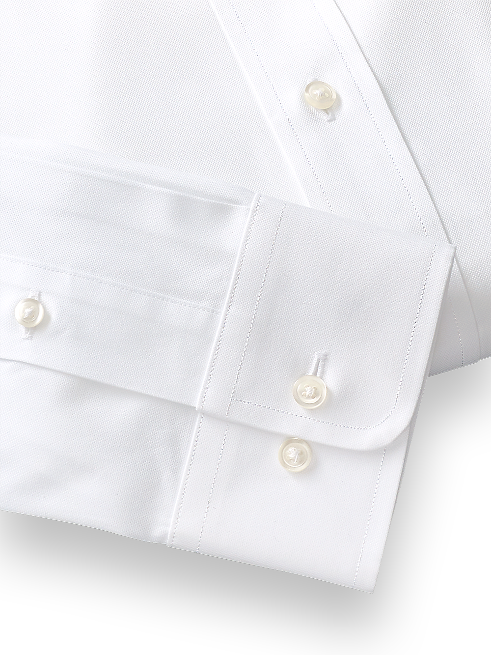 Alternate Image of Slim Fit Superfine Egyptian Cotton Solid Color Straight Collar Dress Shirt-3