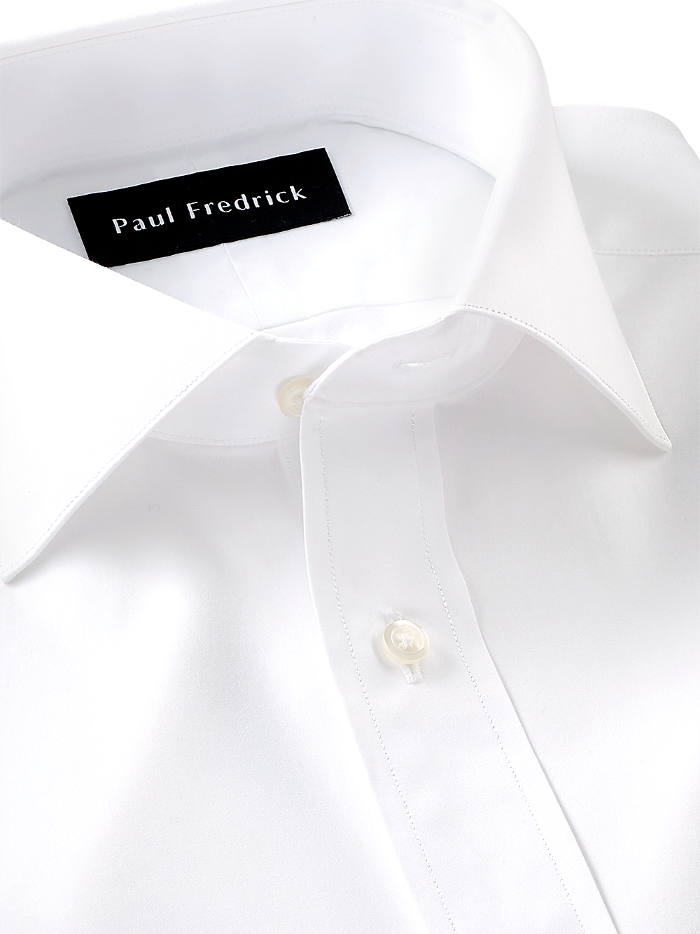 Alternate Image of Pure Cotton Broadcloth Solid Color Spread Collar Dress Shirt-2