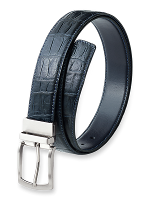 Darren Reversible Belt - Navy