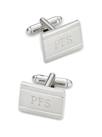 Engravable Cufflinks - Silver