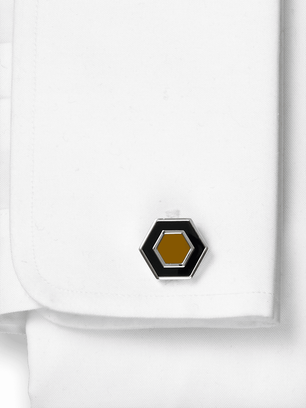 Alternate Image of Enamel Hexagon Cufflinks-1