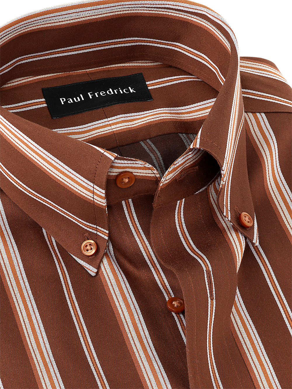 Alternate Image of Non-iron Cotton Stripe Dress Shirt-2