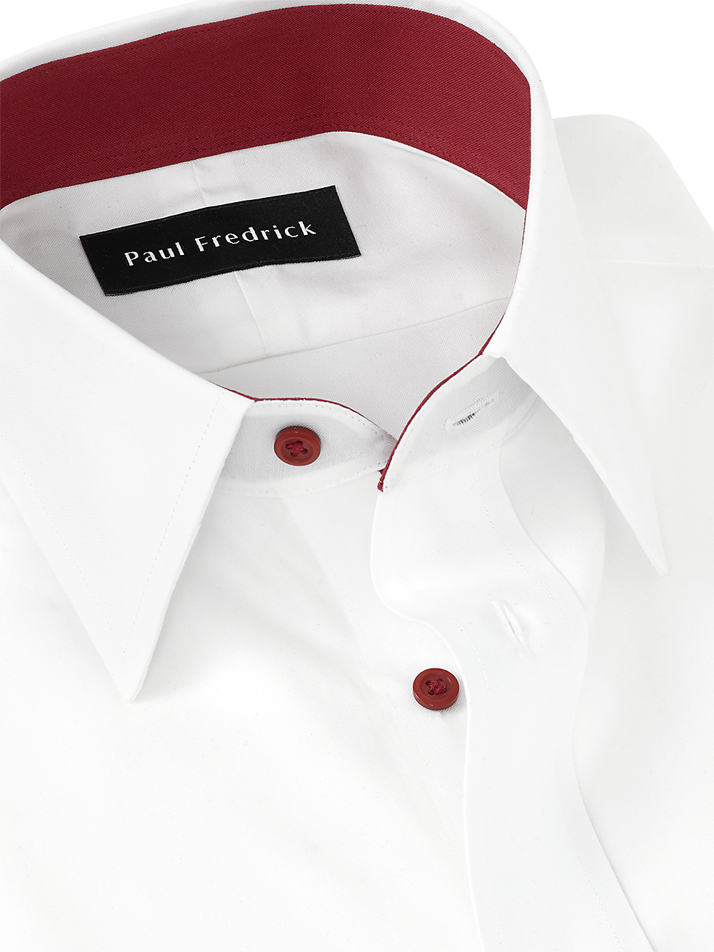 Alternate Image of Non-iron Cotton Solid Dress Shirt With Contrast Trim-2