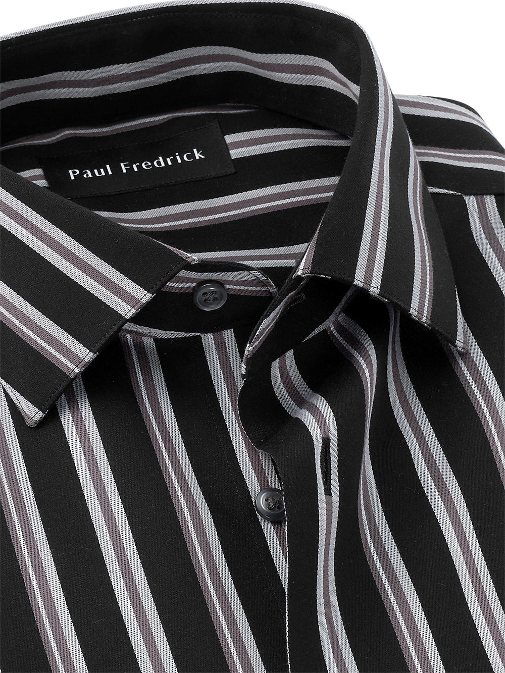 Alternate Image of Non-iron Cotton Stripe Dress Shirt-2