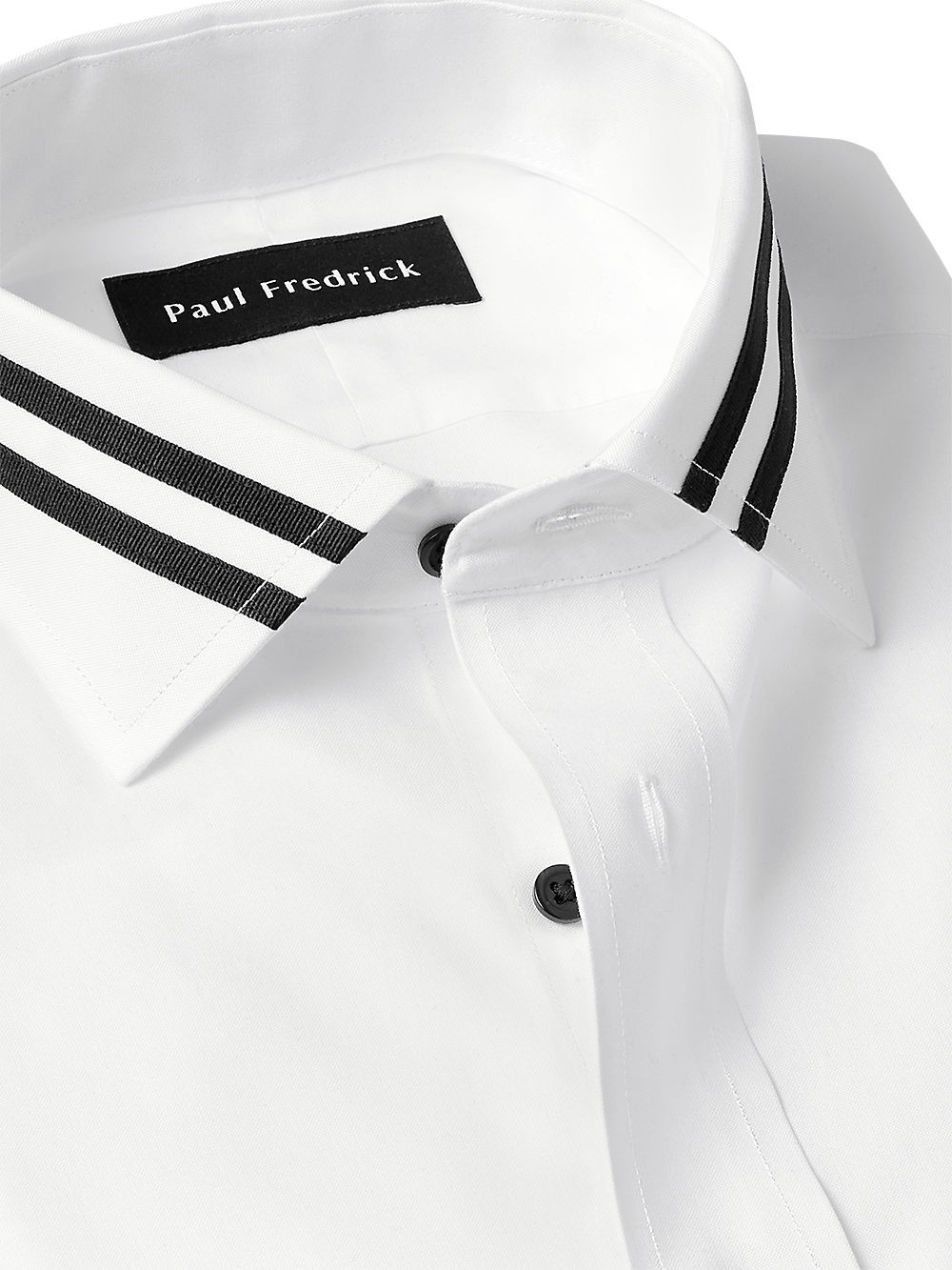 Alternate Image of Non-iron Cotton Solid Dress Shirt With Contrast Trim-2