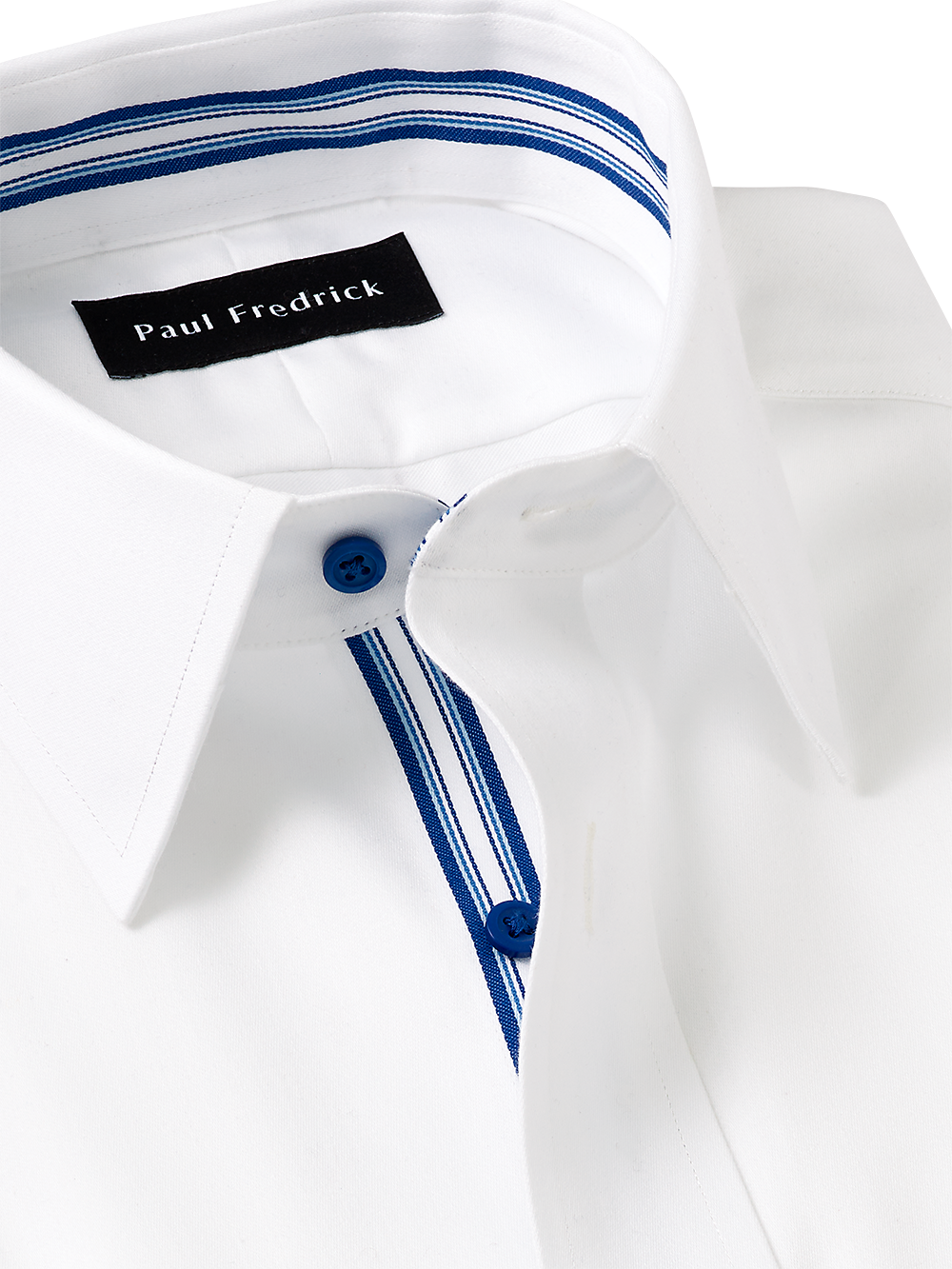 Alternate Image of Non-iron Cotton Solid Dress Shirt With Contrast Trim-2