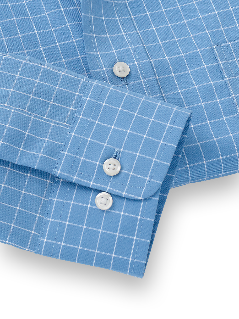 Alternate Image of Non-iron Cotton Check Dress Shirt-3