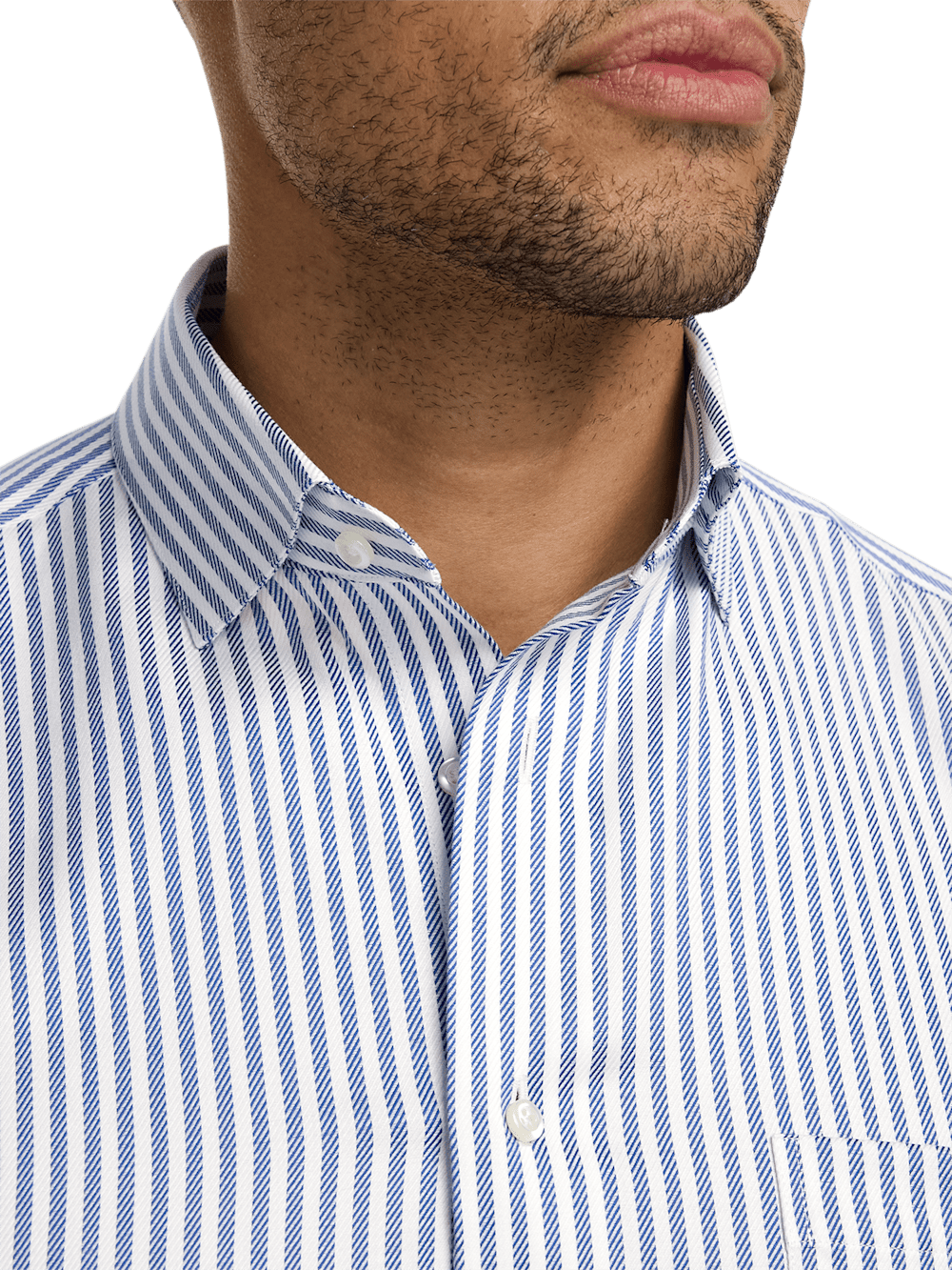 Alternate Image of Comfort Stretch Non-iron Stripe Dress Shirt-2