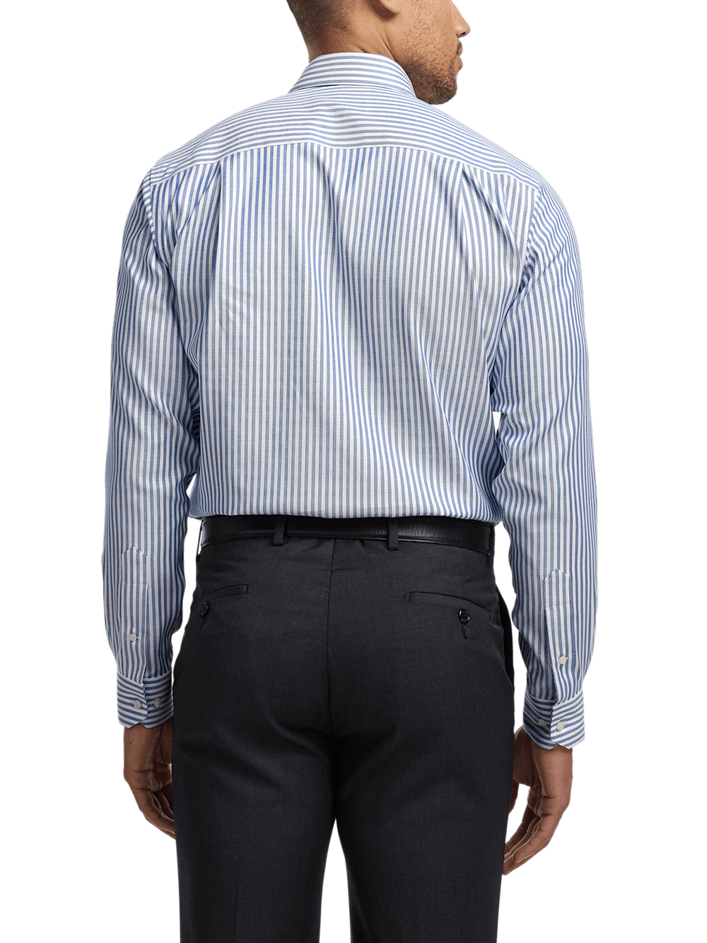 Alternate Image of Comfort Stretch Non-iron Stripe Dress Shirt-4