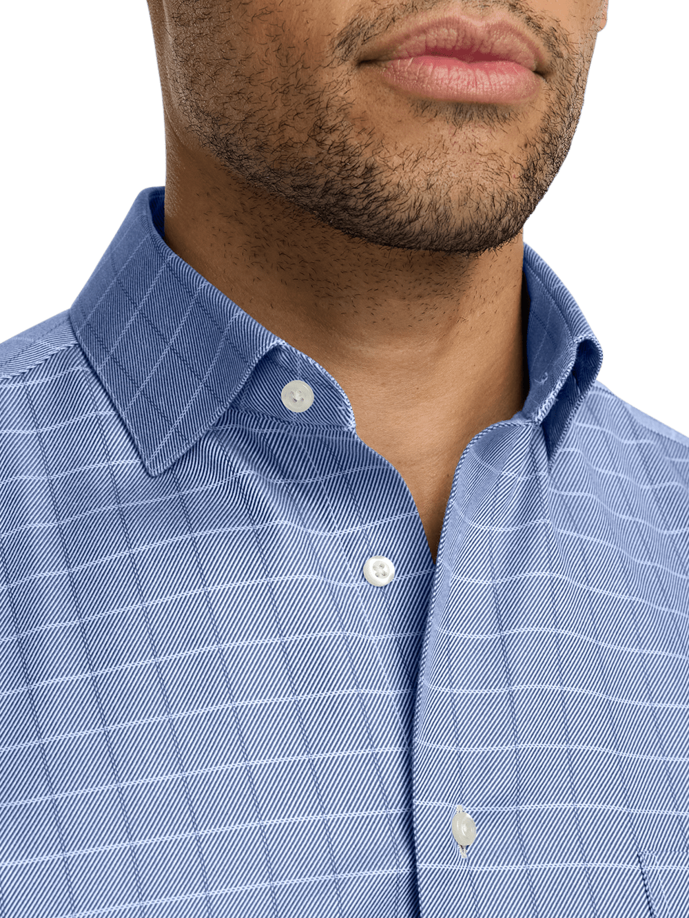 Alternate Image of Comfort Stretch Non-iron Check Dress Shirt-2