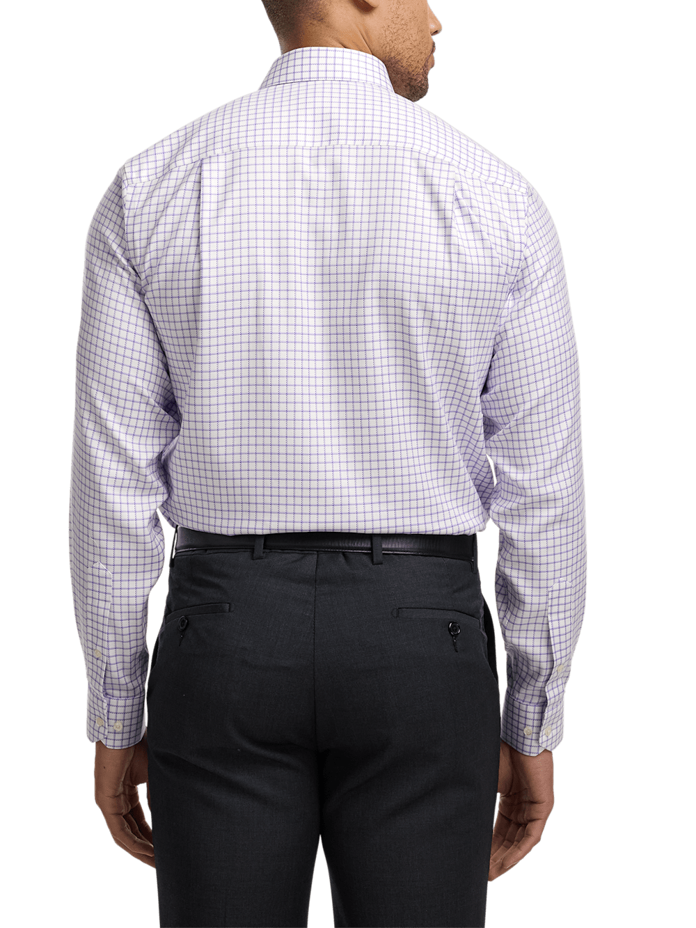 Alternate Image of Comfort Stretch Non-iron Check Dress Shirt-4