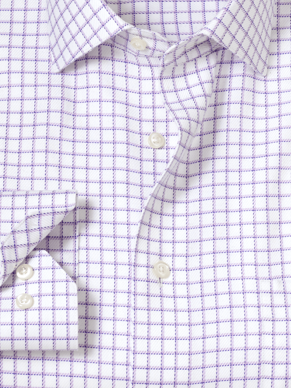 Alternate Image of Comfort Stretch Non-iron Check Dress Shirt-5