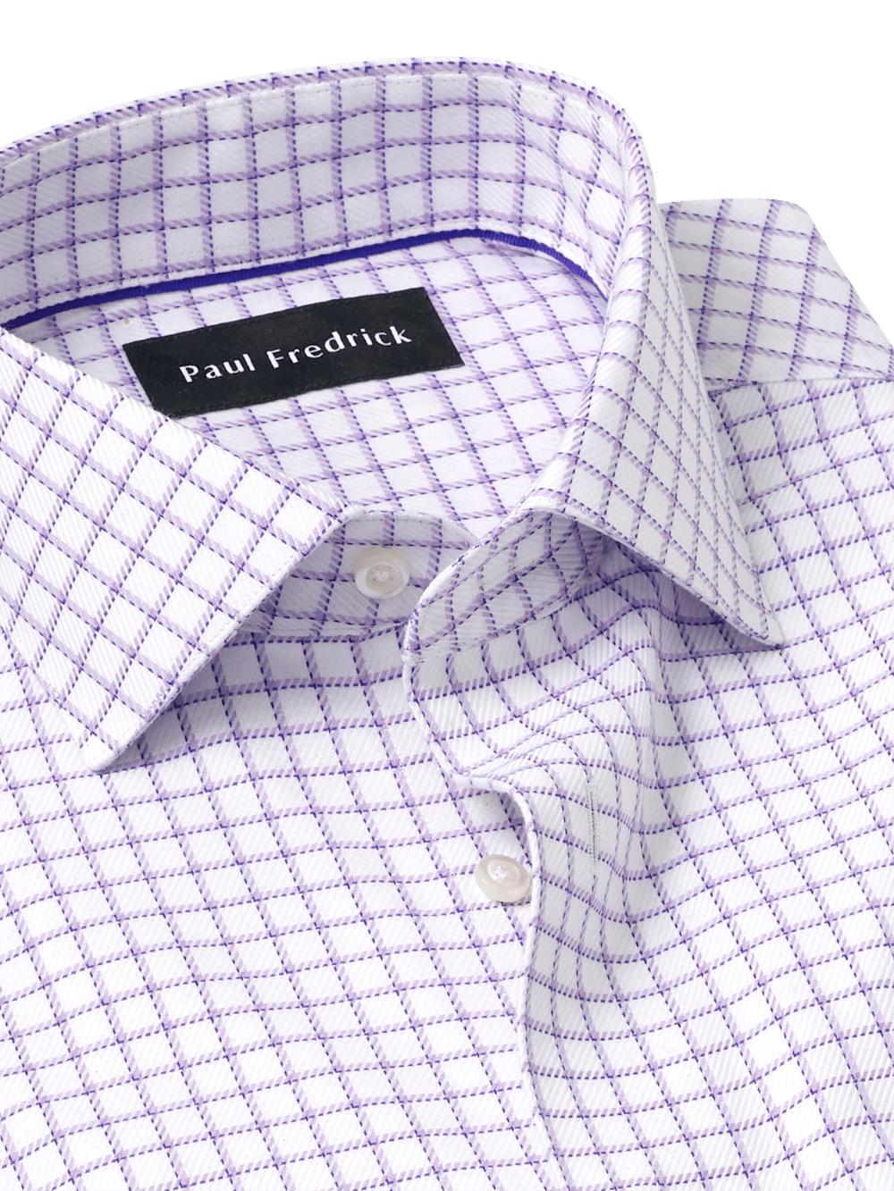 Alternate Image of Comfort Stretch Non-iron Check Dress Shirt-6