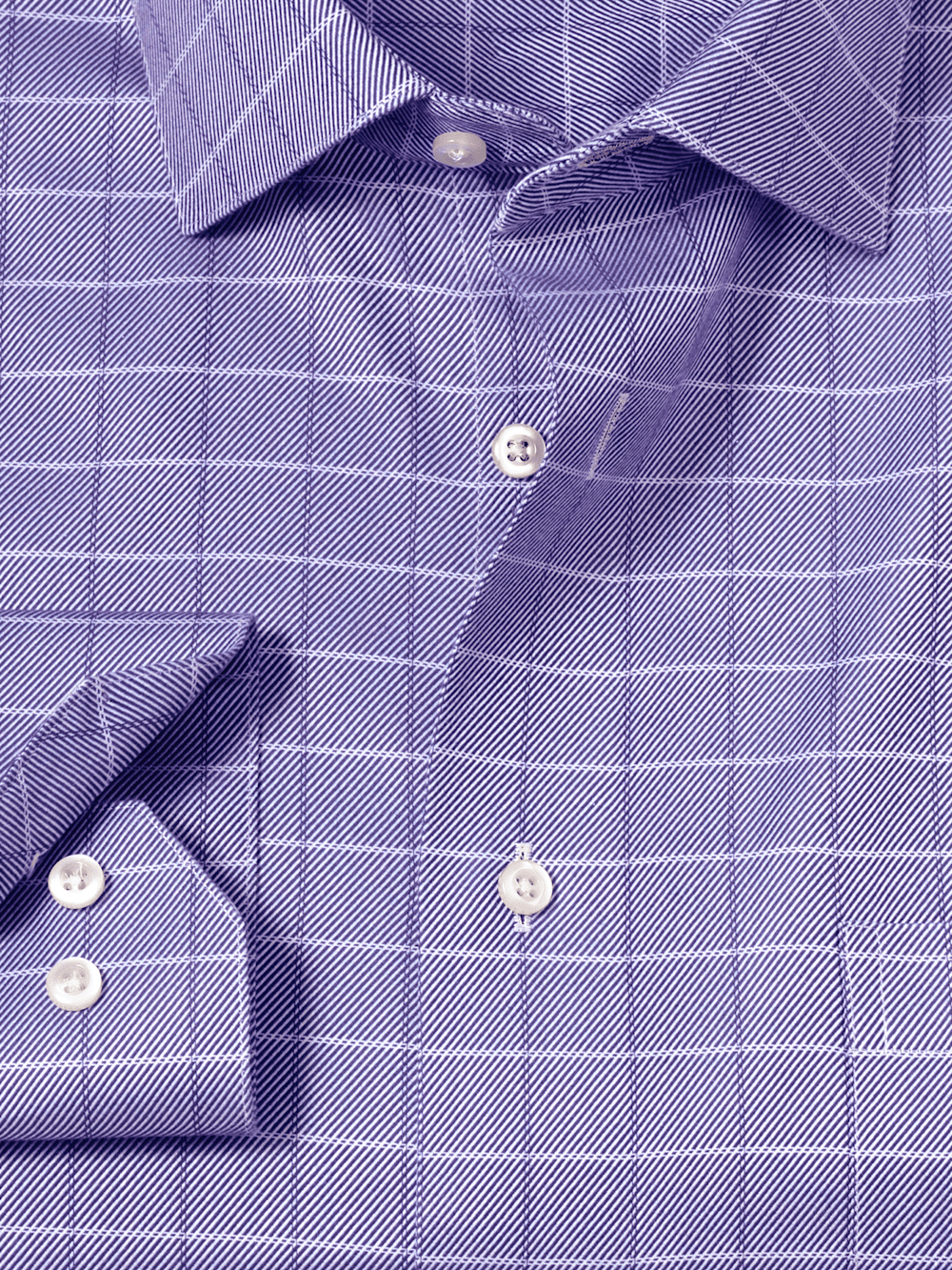 Alternate Image of Comfort Stretch Non-iron Check Dress Shirt-5