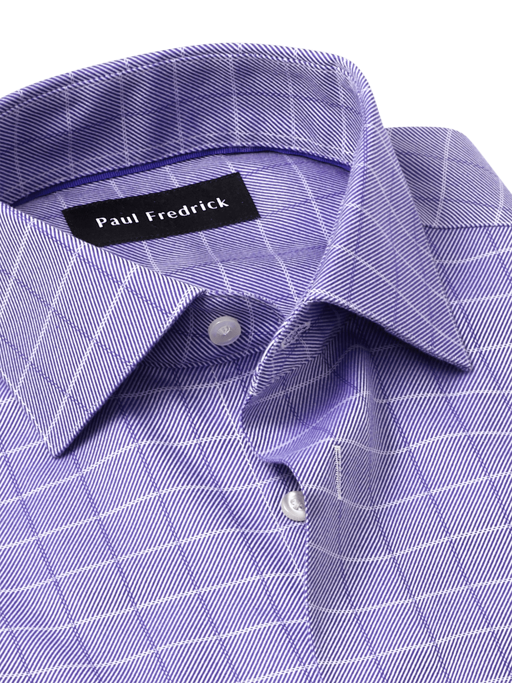 Alternate Image of Comfort Stretch Non-iron Check Dress Shirt-6